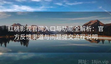 红桃影视官网入口与功能全解析：官方反馈渠道与问题提交流程说明