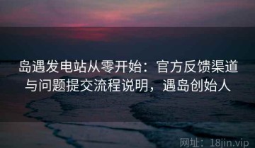 岛遇发电站从零开始：官方反馈渠道与问题提交流程说明，遇岛创始人