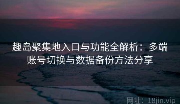 趣岛聚集地入口与功能全解析：多端账号切换与数据备份方法分享