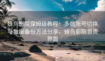 蜂鸟影院保姆级教程：多端账号切换与数据备份方法分享，蜂鸟影院首页界面