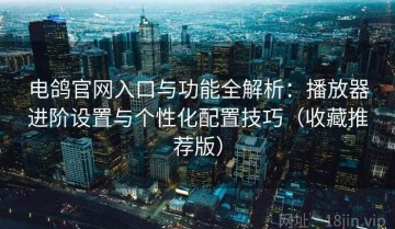 电鸽官网入口与功能全解析：播放器进阶设置与个性化配置技巧（收藏推荐版）