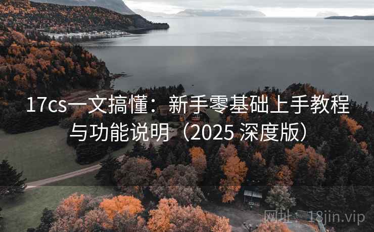 17cs一文搞懂：新手零基础上手教程与功能说明（2025 深度版）