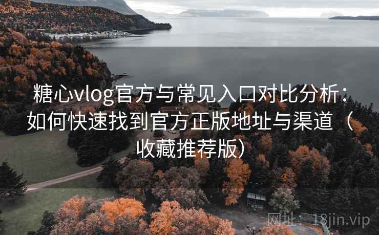 糖心vlog官方与常见入口对比分析：如何快速找到官方正版地址与渠道（收藏推荐版）
