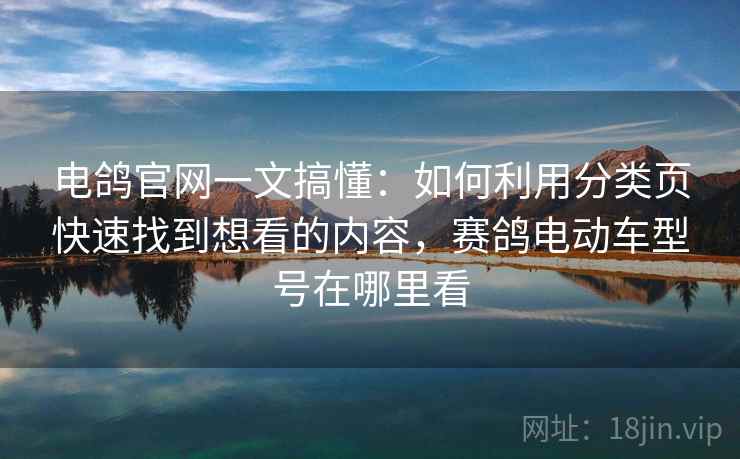 电鸽官网一文搞懂:如何利用分类页快速找到想看的内容,赛鸽电动车型号在哪里看 电鸽官网一文搞懂:如何利用分类页快速找到想看的内容,赛鸽电动车型号在哪里看