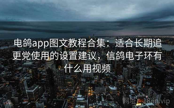 电鸽app图文教程合集:适合长期追更党使用的设置建议,信鸽电子环有什么用视频 电鸽app图文教程合集:适合长期追更党使用的设置建议,信鸽电子环有什么用视频