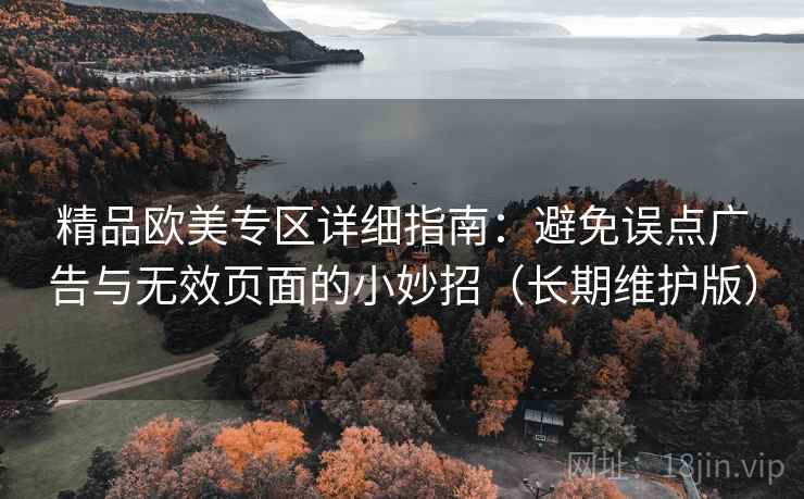 精品欧美专区详细指南：避免误点广告与无效页面的小妙招（长期维护版）